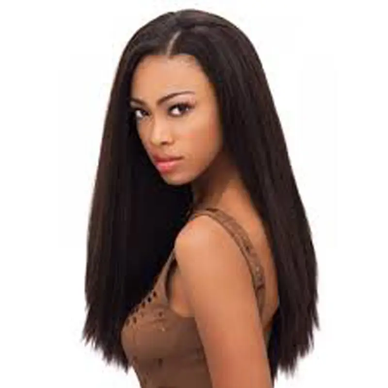 Yaki Without Bangs Synthetic Lace Wigs