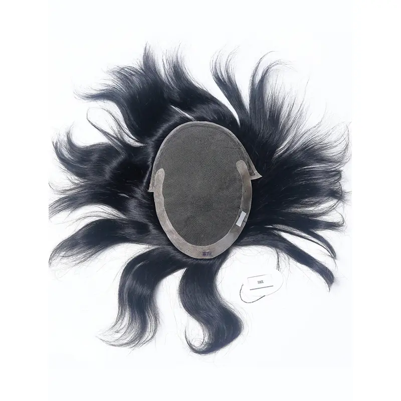 Mono Base With NPU Side Hair Toupee For Men