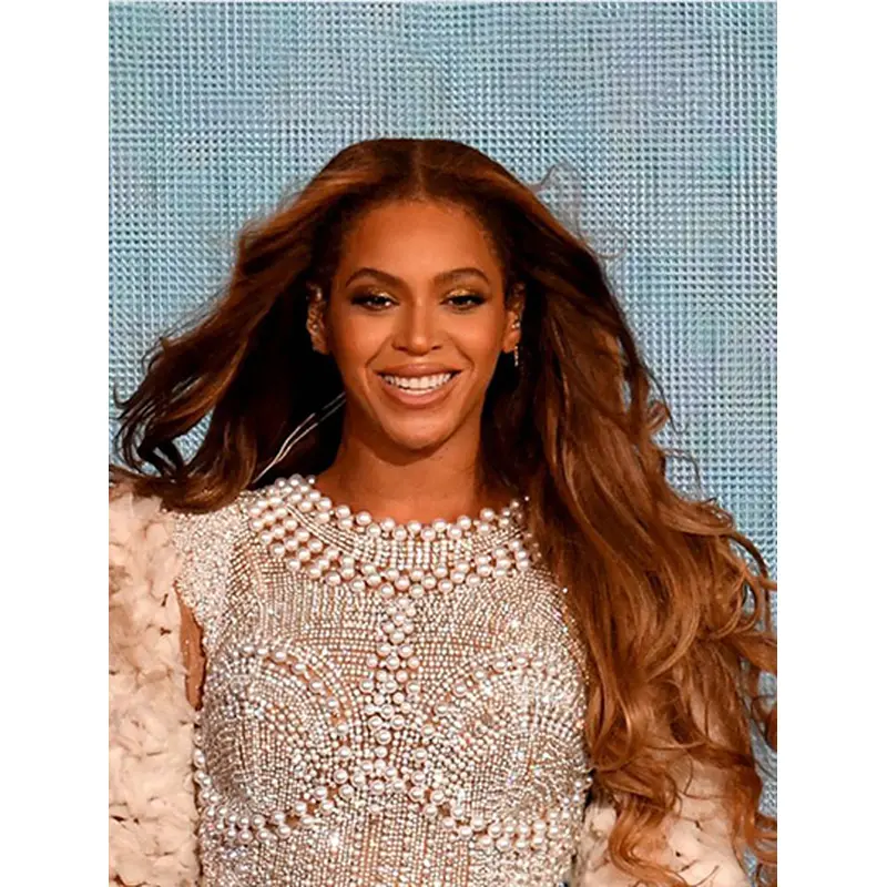 Wavy Brown Long Synthetic Full Lace Without Bangs Beyonce Wigs