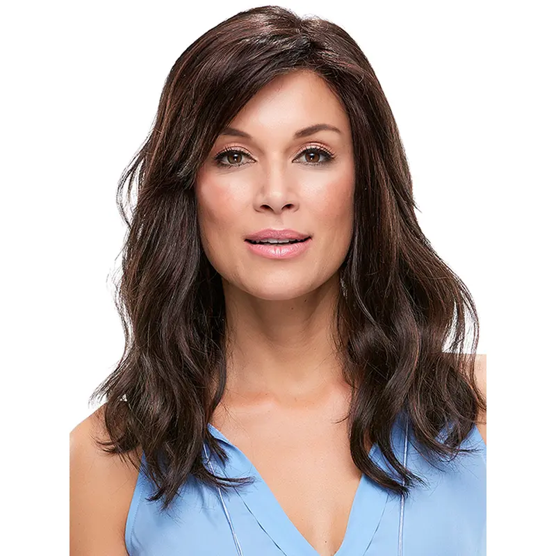15" Wavy Great Synthetic 100% Hand-tied Wigs