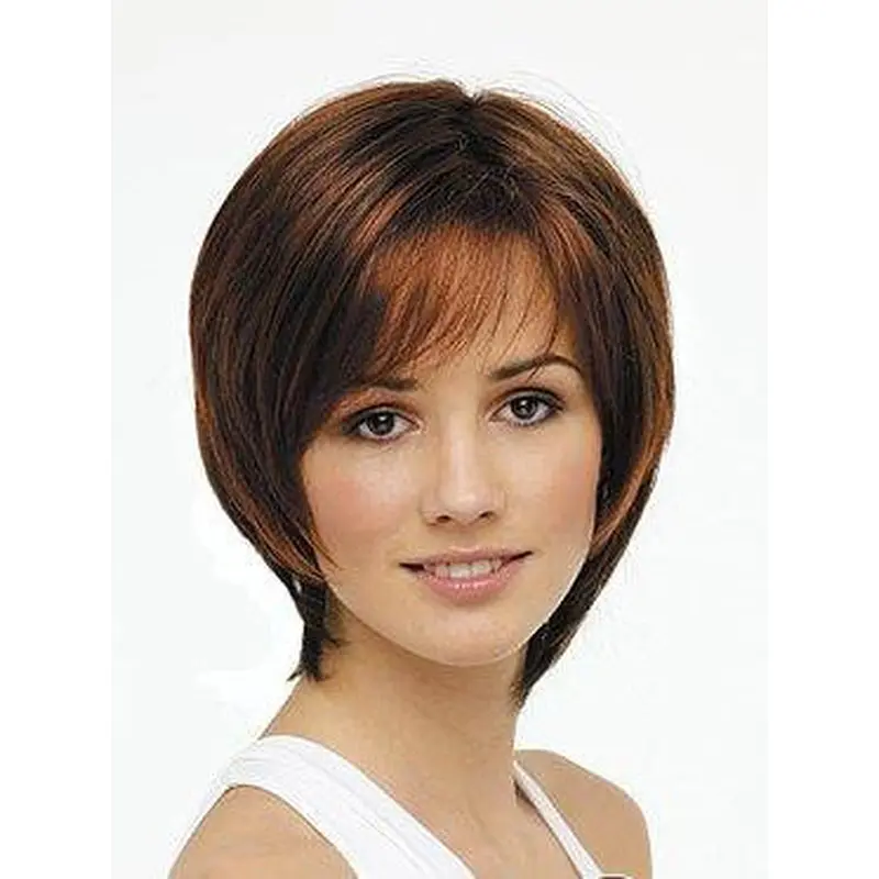 Monofilament Fabulous Straight Synthetic Medium Wigs