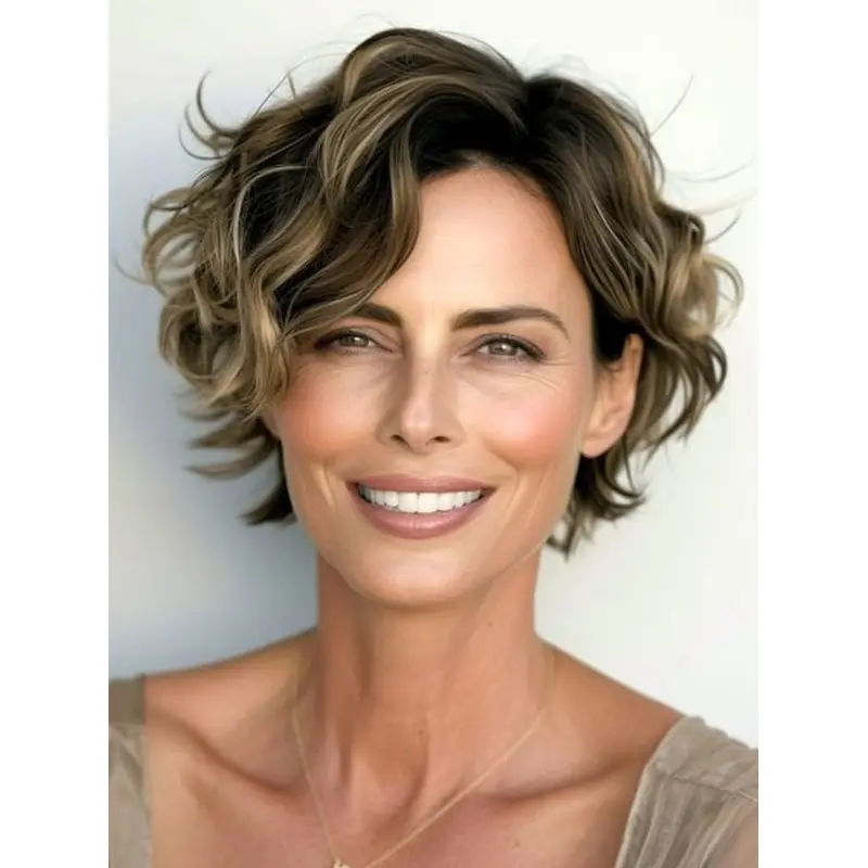 Short Bob Wig 8" Ombre/2 Tone Lace Front Wigs