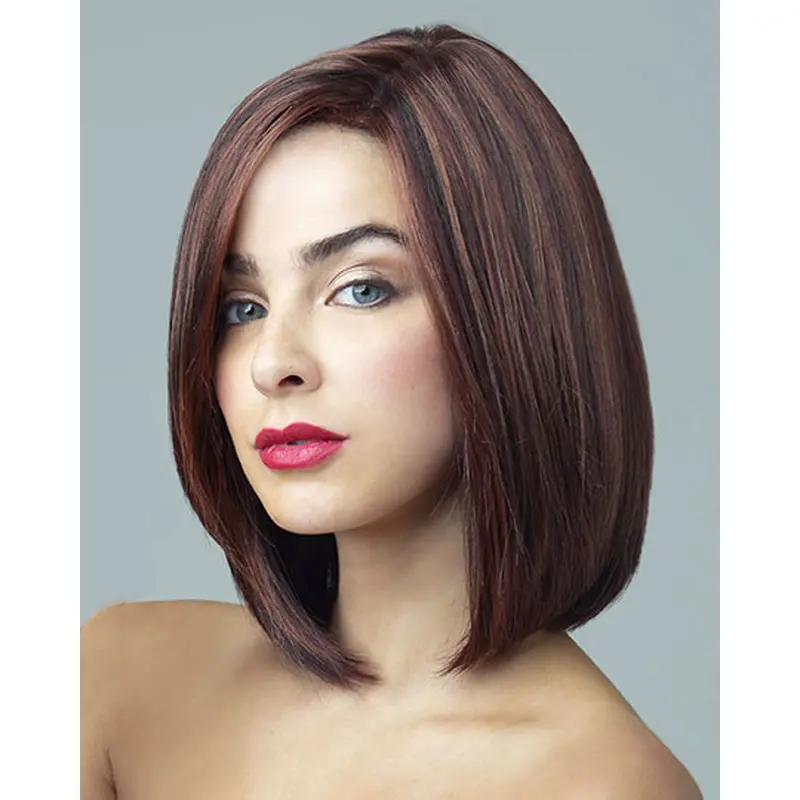 Gorgeous Synthetic Auburn Lace Front Medium Wigs