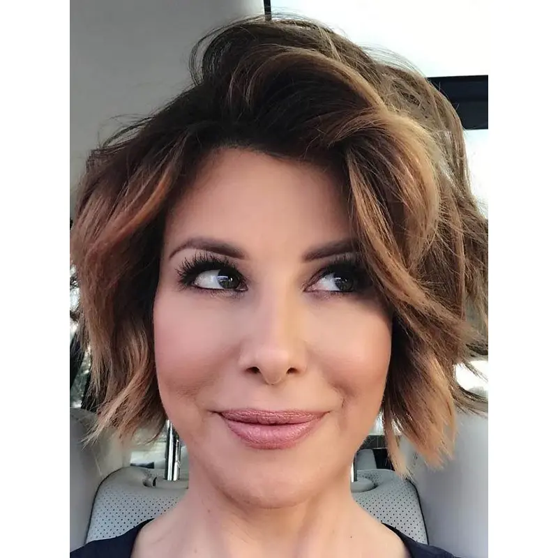 Short Pixie Wigs Monofilament 8" Bobs Wigs