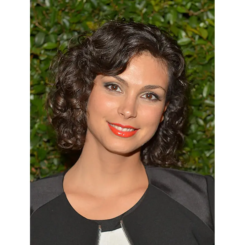 Curly 12" Chin Length Brown Synthetic Morena Baccarin Wigs