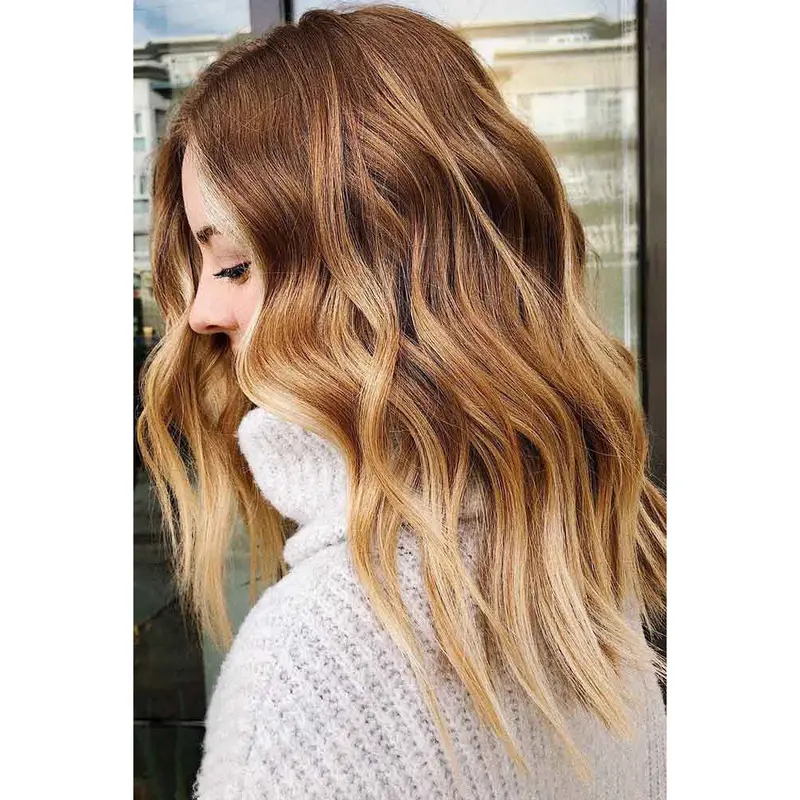 Long Hair Wig Wavy Synthetic Lace Front Wig Comfortable Long Wigs