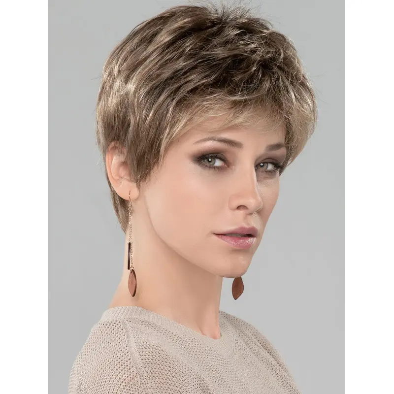 Blonde 4" Boycuts Cropped Discount Monofilament Wigs