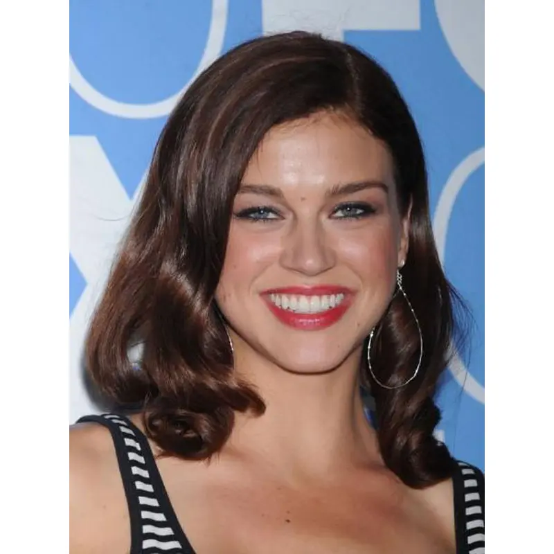 Hairstyles Auburn Wavy Shoulder Length Remy Human Lace Wigs