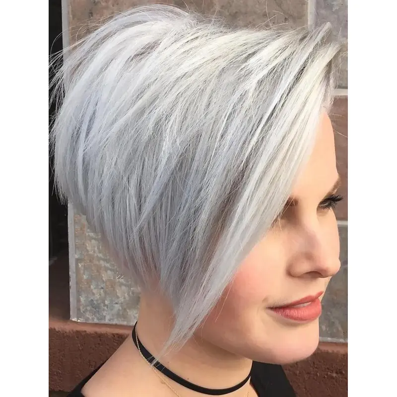 Natural Looking Short Wigs Short Straight Wigs Synthetic Wigs