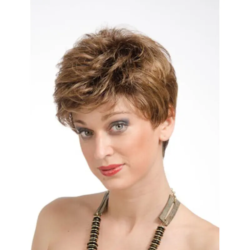 Beautiful Straight Auburn Boycuts High Quality Wigs