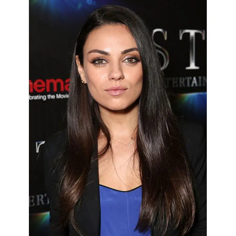 Lace Front 20" Straight Long Without Bangs Mila Kunis Wigs
