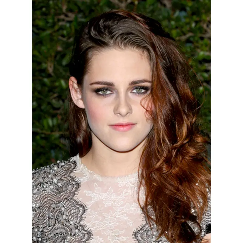 Suitable Auburn Wavy Long Celebrity Wigs