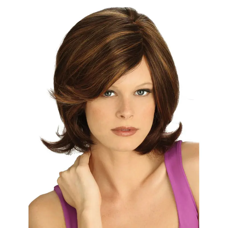 Lace Front Great Straight Synthetic Medium Wigs