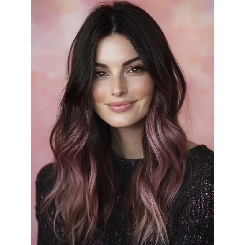 Long Wavy Wigs Synthetic 18" Monofilament Without Bangs Wigs