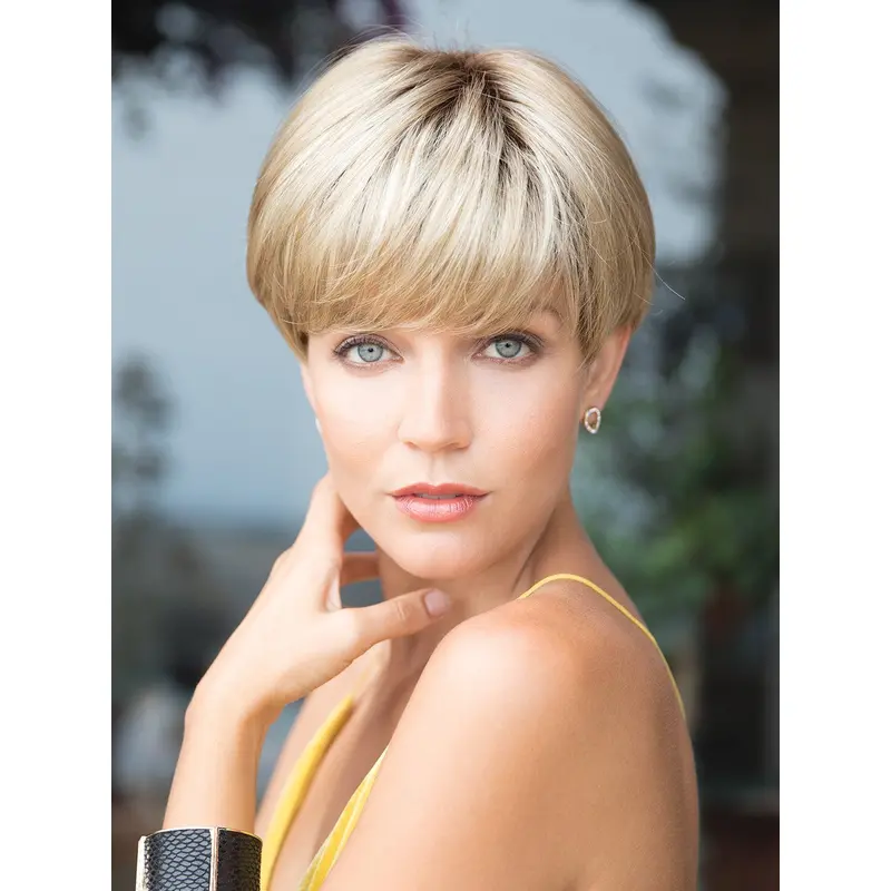 Short Straight Capless With Bangs Top Synthetic Wigs