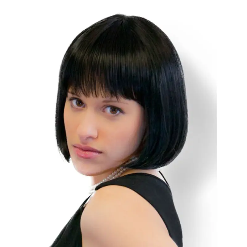 Good Straight Black Bobs New Design Wigs