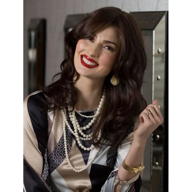 Easy Auburn Wavy Synthetic Long Wigs