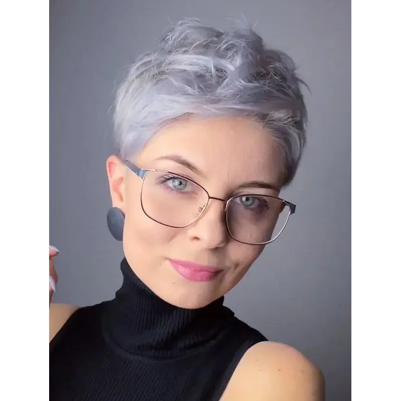 Short Wigs For Sale Wavy Lace Front Wigs Sleek Synthetic Wigs