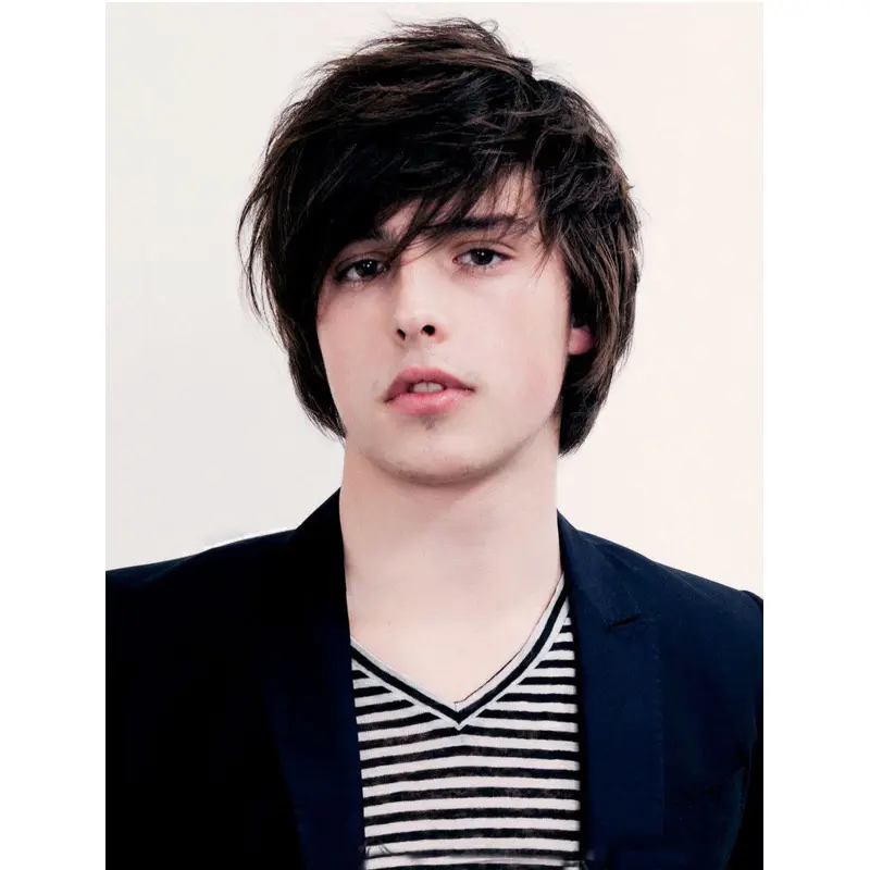 Glamorous Brown Straight Short Men Wigs