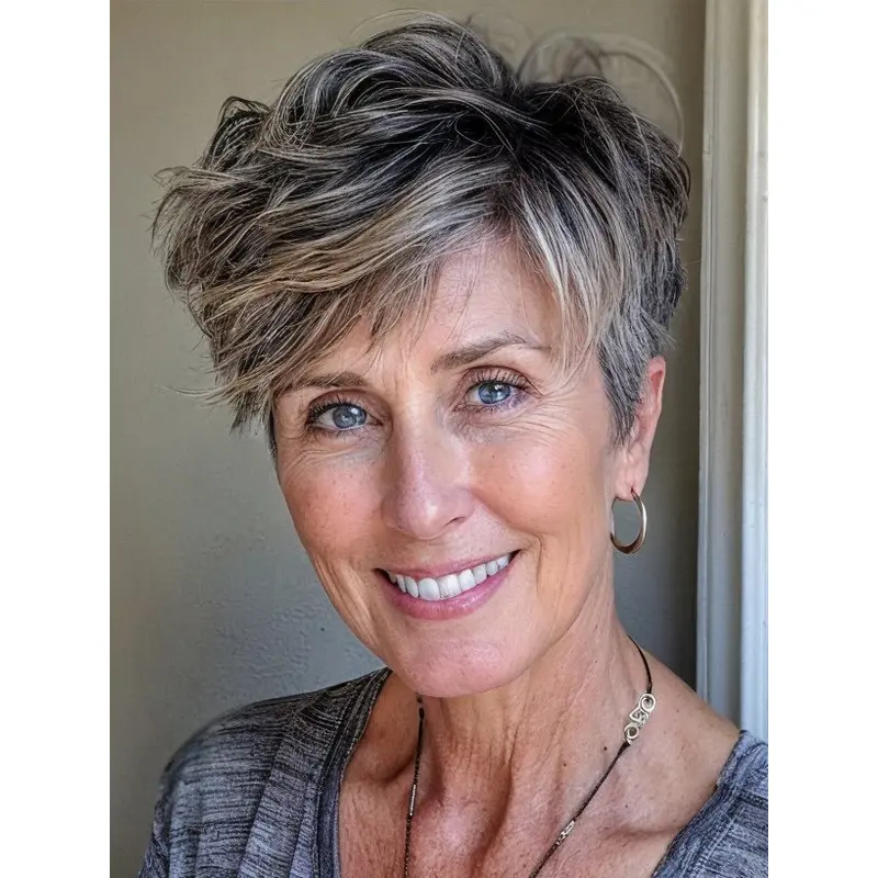 Natural Looking Short Wigs 4" Boycuts Wigs