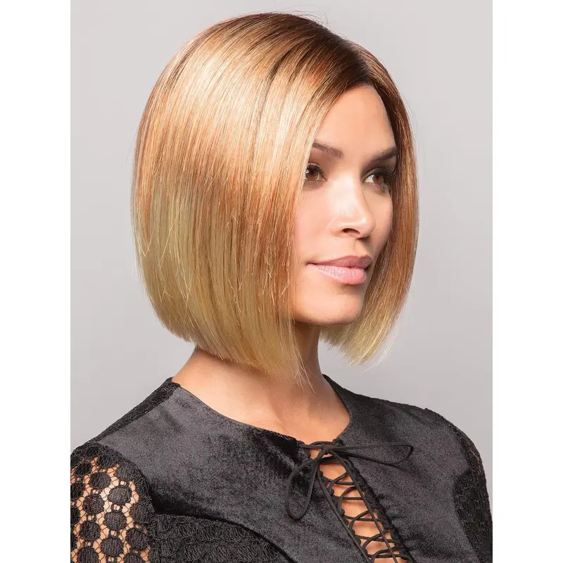 Without Bangs 100% Hand Tied Synthetic Wigs