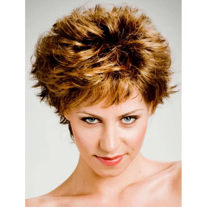 Great Wavy Auburn Boycuts Fantastic Wigs
