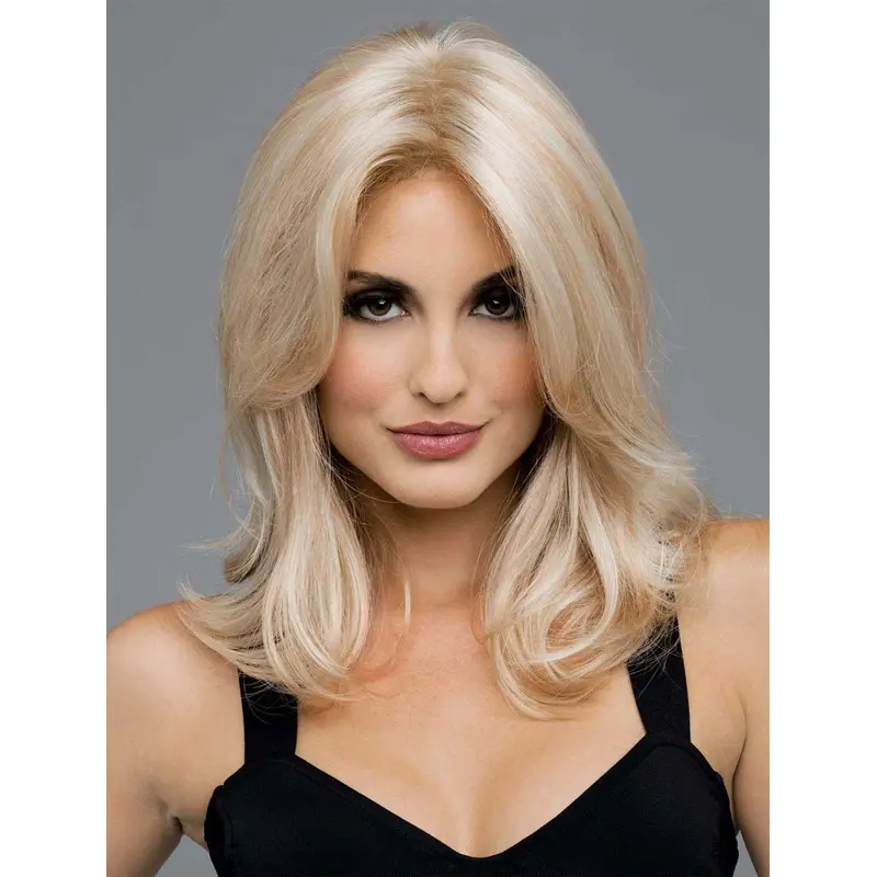 Nice Brown Wavy Long Synthetic Wigs