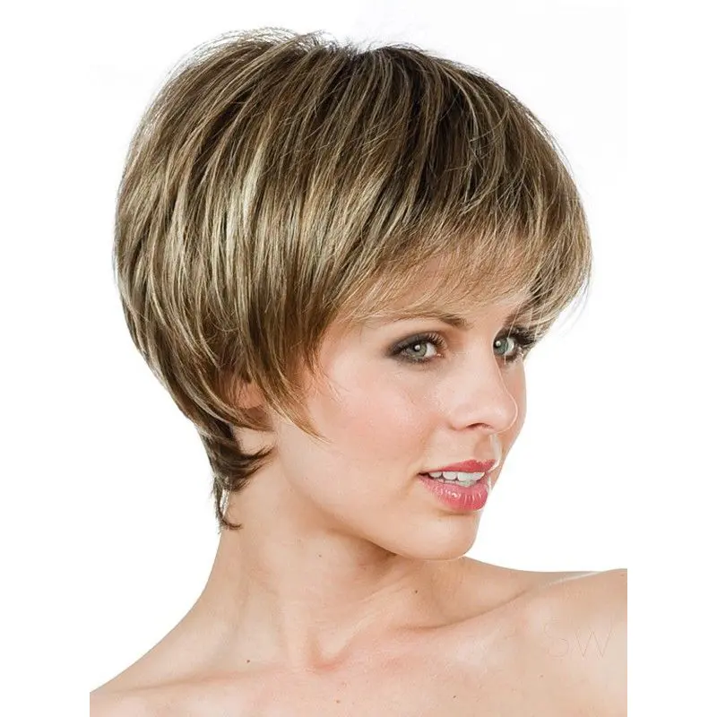 Preferential Lace Front Straight Short Petite Wigs