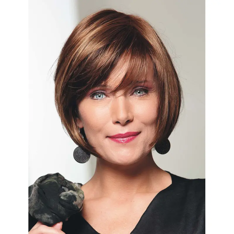 So Great Auburn Chin Length Straight Bobs Popular Wigs