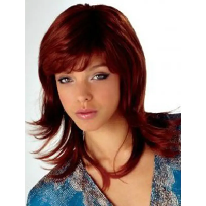 Glamorous Monofilament Wavy Shoulder Length Full Lace Wigs