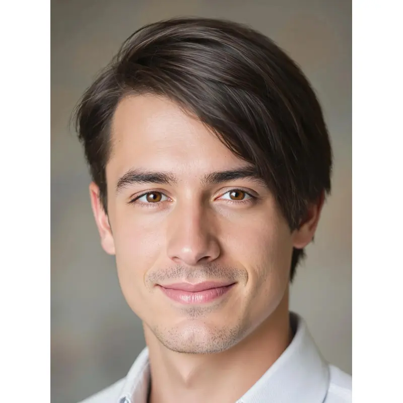 Lace Fronts Wigs For Men Synthetic Straight Black Short Wigs