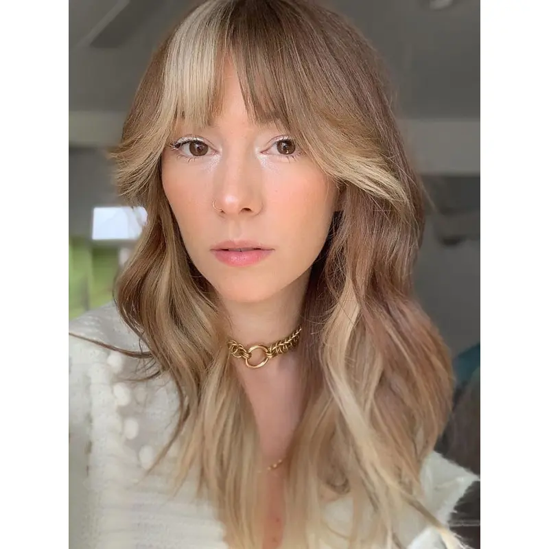 Long Wavy Wigs 18" Monofilament Layered Wigs