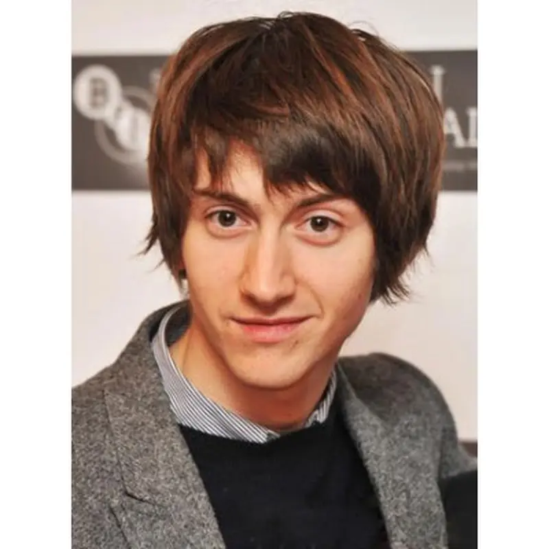 Hairstyles Auburn Straight Short Men Wigs