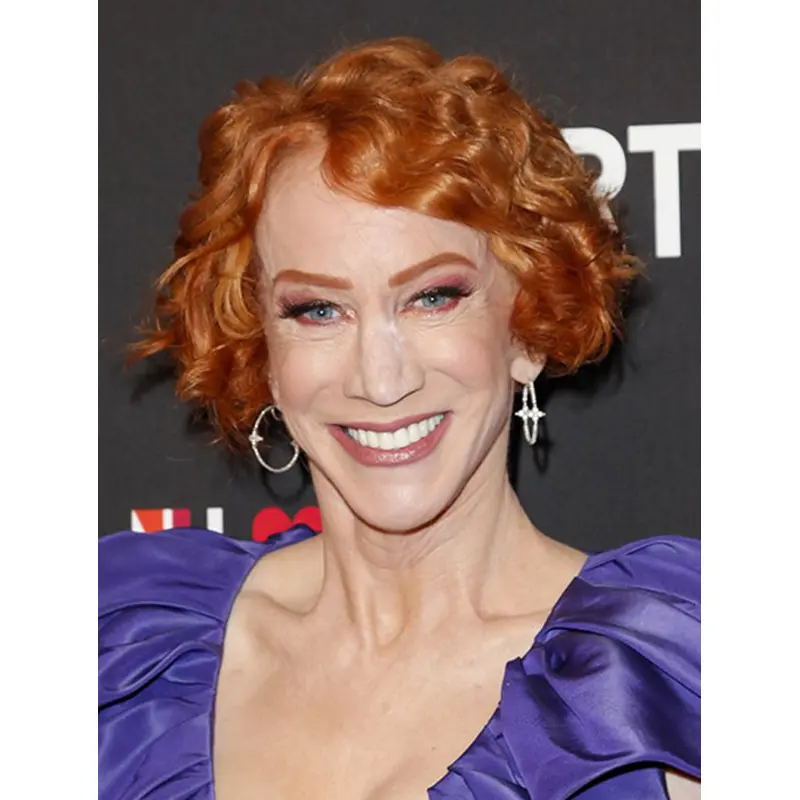 10" Lace Front Short Synthetic Wavy Kathy Griffin Wigs