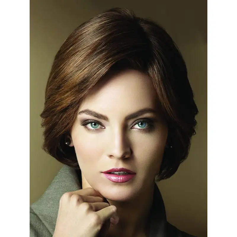 Convenient Monofilament Straight Short Petite Wigs