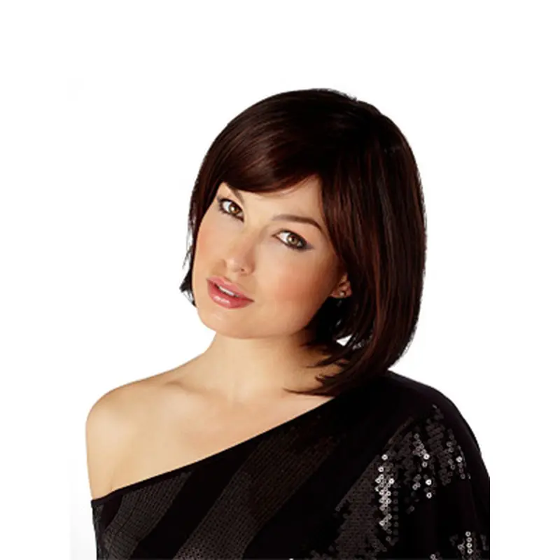 Incredible Auburn Straight Chin Length Bob Wigs