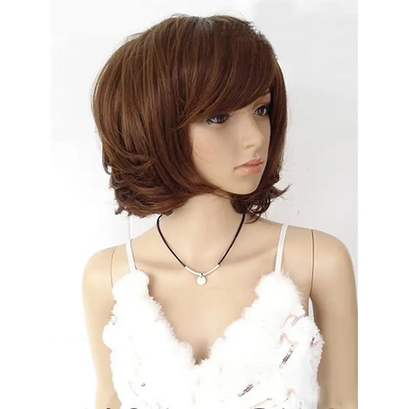 Affordable Auburn Straight Chin Length Wigs
