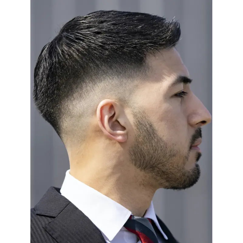 Short Hair Men'S Wig Straight Sythetic 4" Boycuts Wigs