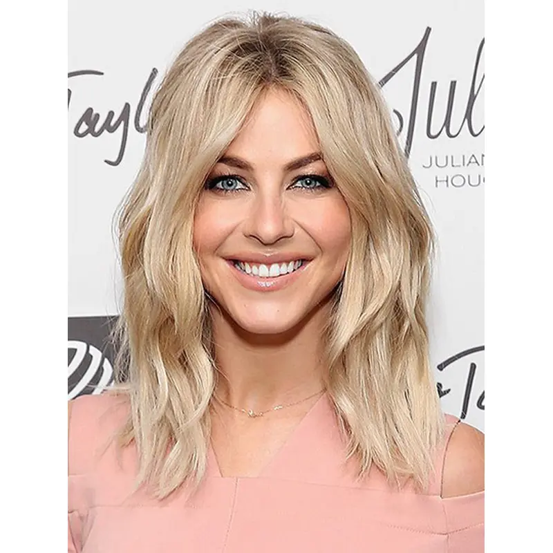 16" Lace Front Shoulder Length Synthetic Wavy Julianne Hough Wigs