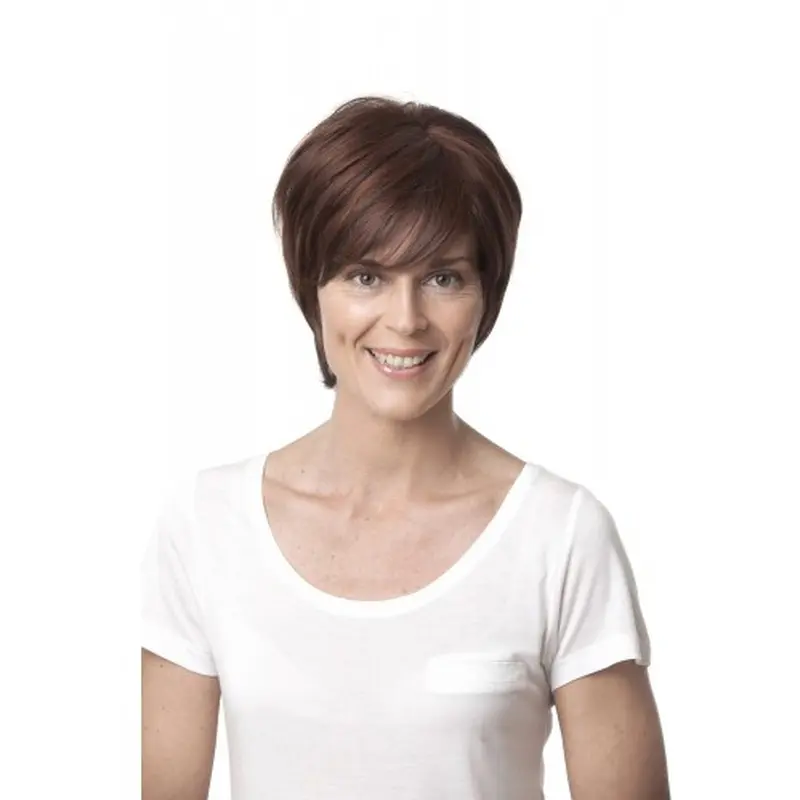 Auburn Straight Chin Length Lace Front Wigs