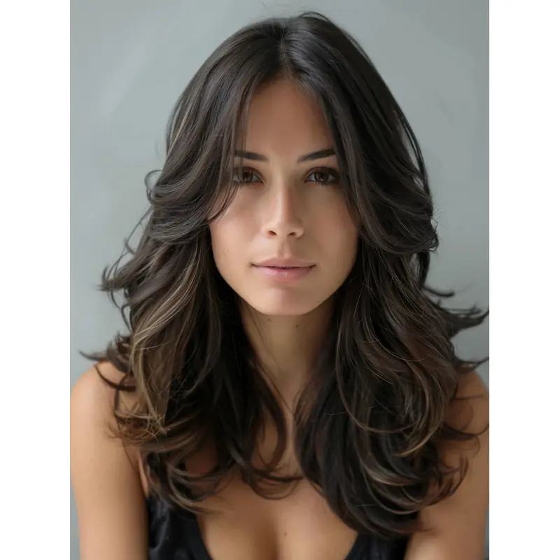Wigs Long Hair 18" Monofilament Layered Wigs