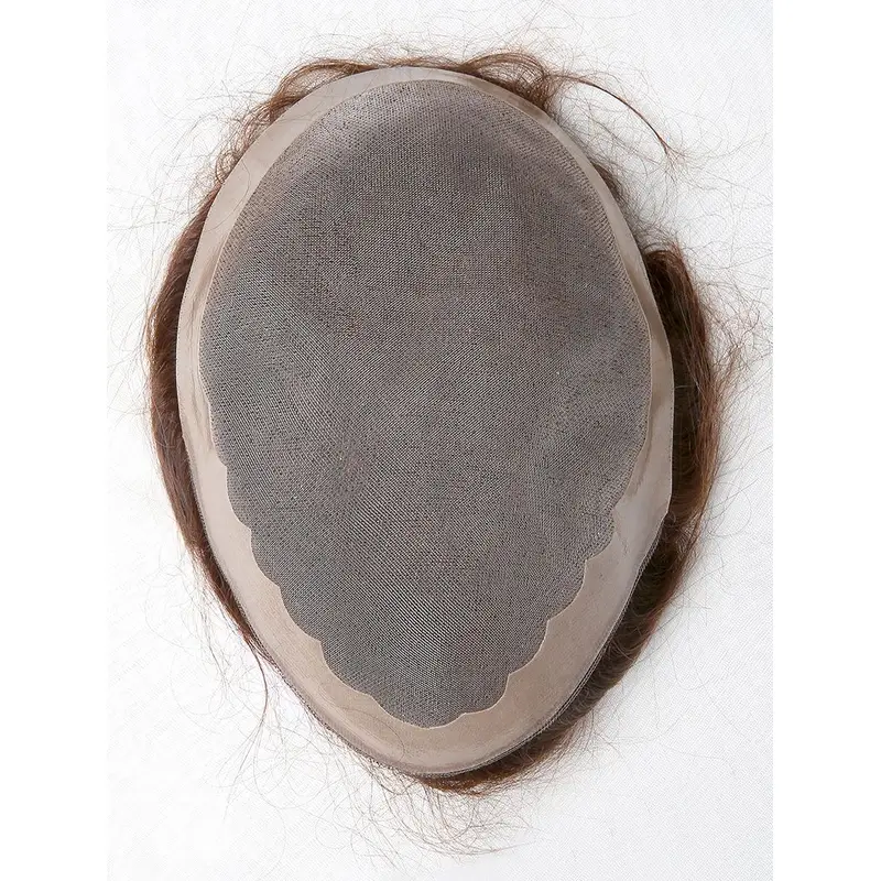 Mono With PU Around Man Toupees