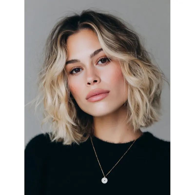 Medium Lace Front Wigs Ombre/2 tone 12" Bobs Wigs