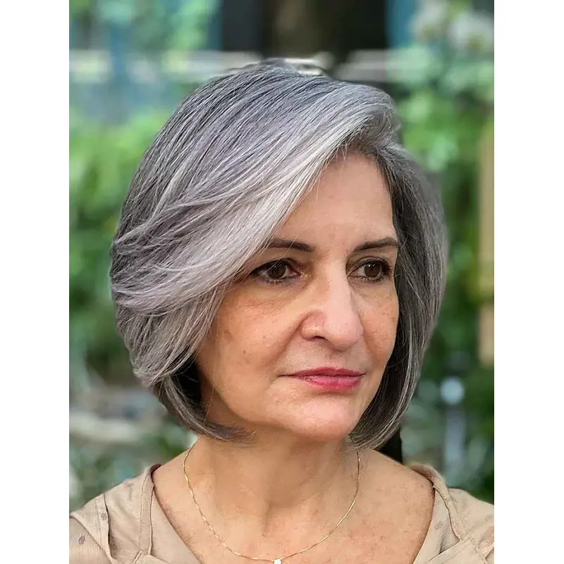 Short Wigs Straight Lace Front Wigs Synthetic Modern Wigs