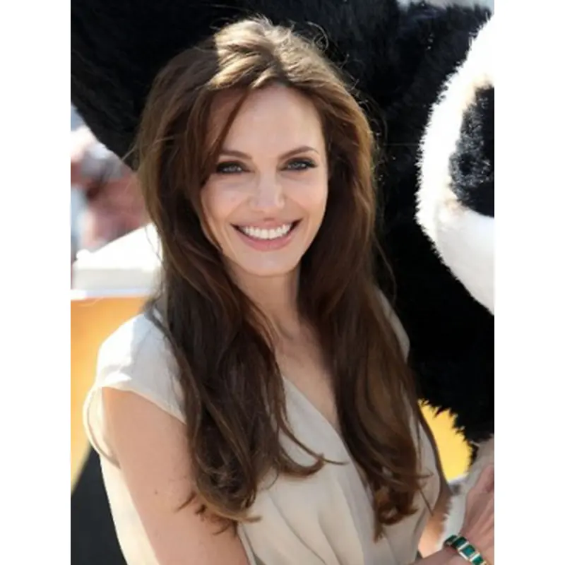 Glamorous Monofilament Straight Long Celebrity Wigs