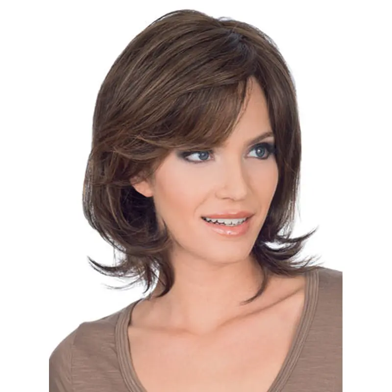 Refined Lace Front Straight Chin Length Remy Human Lace Wigs