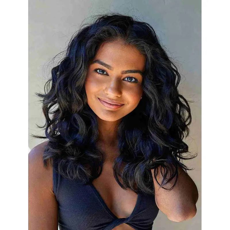 Wigs For African American Women Without Bangs Long Wigs Wavy Lace Front Wigs