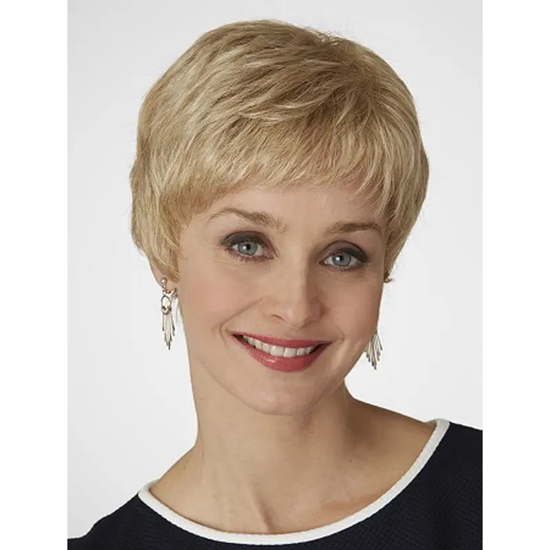 So Great Cropped Wavy Blonde Boycuts Beautiful Wigs