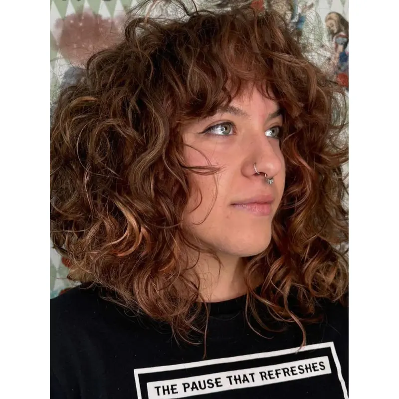 Medium Length Hairstyles Layered 12" Auburn Monofilament Wigs