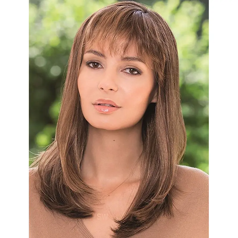 Faddish Lace Front Shoulder Length Remy Human Lace Wigs